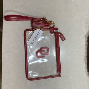Clear wristlet